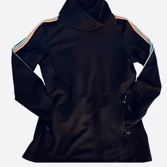 Bogner Fire+Ice Power Stretch Ski Base Layer Black Multi-Stripe M Performance - Picture 3 of 11